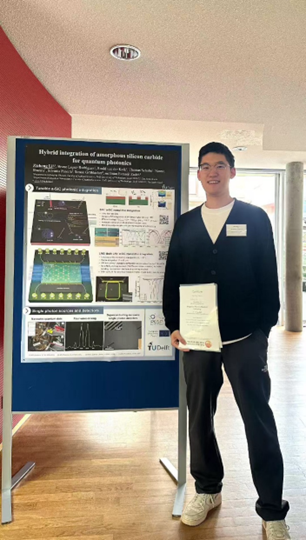 Zizheng wins the Best Poster Prize in WE-Heraeus-Seminar Progress in Photonic Quantum Computing in Bad Honnef.